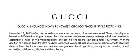 gucci content format blog articles white papers press release|Gucci impact report.